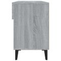 vidaXL Botník sivý dub sonoma 102x35x55 cm spracované drevo