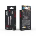 Maxlife MXUC-04 kábel USB - USB-C 1,0 m 3A ružový
