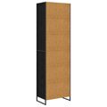 vidaXL Vysoké skrinky Čierny dub 60 x 36 x 200 cm Kompozitné drevo