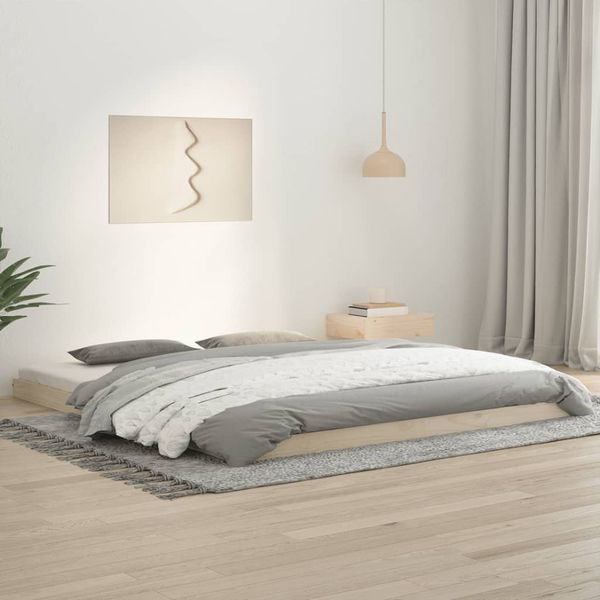 vidaXL Rám postele 180x200 cm Super King Size masívna borovica