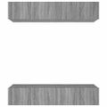 vidaXL TV skrinky 4 ks sivý dub sonoma 80x30x30 cm spracované drevo