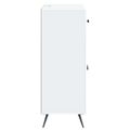vidaXL Servírovacia skriňa Biela 66 x 34,5 x 90 cm Kompozitné drevo