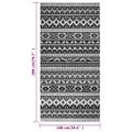 vidaXL Vonkajší koberec hladké tkanie 100x200 cm tmavozelený