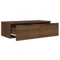 vidaXL Nástenné skrinky 2 ks hnedý dub 68x30x20 cm spracované drevo