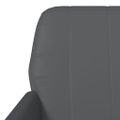 vidaXL Kreslo sivé 61x78x80 cm umelá koža
