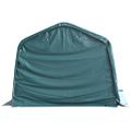 vidaXL Odnímateľný prístrešok pre dobytok PVC 550 g/m², 3,3x6,4 m, zelený