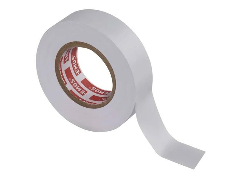 Páska izolačná PVC 19mm/20m biela EMOS 1ks