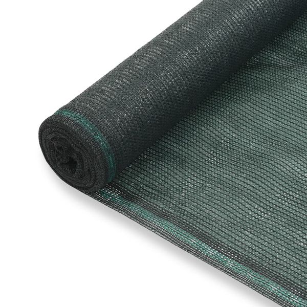 vidaXL Zástena na tenisový kurt, HDPE 1,8x25 m, zelená