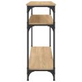 vidaXL Konzolový stolík dub sonoma 100x29x75 cm kompozitné drevo