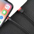 Baseus Cafule USB Lightning kábel 2,4 A 1 m (červený+čierny)
