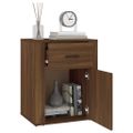 vidaXL Nočný stolík hnedý dub 50x36x60 cm spracované drevo