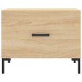 vidaXL Konferenčné stolíky 2 ks dub sonoma 50x50x40cm kompozitné drevo