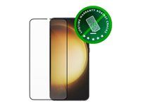 Ochrana obrazovky na mobilný telefón - farba rámu čierna - pre Samsung Galaxy S23+