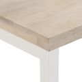 vidaXL Konzolový stolík hnedý 110x35x76 cm mangovníkový masív a železo
