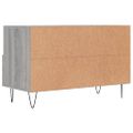 vidaXL TV skrinka sivý dub sonoma 80x36x50 cm spracované drevo