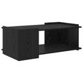 vidaXL Konferenčný stolík Čierny dub 90 x 50 x 33 cm Kompozitné drevo