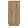 vidaXL Nočný stolík Remeselný dub 71 x 34,5 x 75 cm Kompozitné drevo