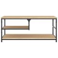 vidaXL Konferenčný stolík dub sonoma 90x49x40 cm kompozitné drevo