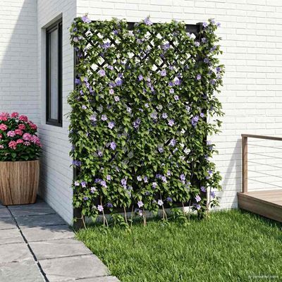 vidaXL Trellis s hrotom Antracitová 99 x 6 x 165 cm PP