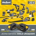 Baterie REBEL TOOLS 20V 2A RB-2001