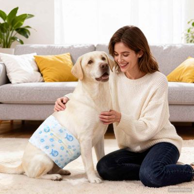 vidaXL Jednorazové psie plienky pre samcov 30 pcs Biely L