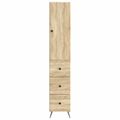 vidaXL Sada skríň 2 ks 34,5 x 34,5 x 90 cm Kompozitné drevo Dub sonoma