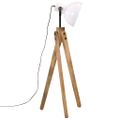 vidaXL Podlahová lampa 25 W biela 45x45x120 cm E27
