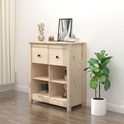 vidaXL Komoda 70x35x80 cm borovicový masív