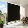 vidaXL Vonkajšia roleta Čierna 120 x 270 cm