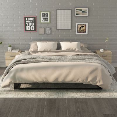 vidaXL Nočné stolíky 2 ks dub sonoma 40x35x47,5 cm