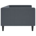 vidaXL Denná posteľ tmavosivá 90x200 cm zamat