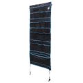 vidaXL Skladovacie vrece s úložiskom Čierna a modrá 125 x 48 cm oxford