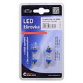 Žiarovka 4LED 12V suf. SV8.5 38mm modrá 2ks