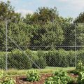 vidaXL Drôtený plot s kotviacimi hrotmi strieborný 1,6x10 m