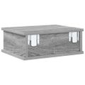 vidaXL Nočný stolík 2 ks Sivý Sonoma 40 x 31 x 15 cm Kompozitné drevo