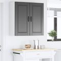 vidaXL Nástenná skrinka PORTO Čierna 80 x 31 x 80 cm Kompozitné drevo