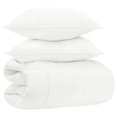 vidaXL Súprava prikrývok 140 x 220 cm Žiadne Bavlna, bambus, polyester