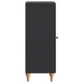vidaXL Servírovacia skriňa Čierna 33 x 34,5 x 90 cm Kompozitné drevo