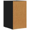 vidaXL Nočný stolík ELST 2 ks Čierna 29,5 x 33,5 x 50 cm