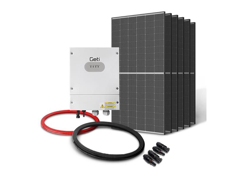 Súprava na fotovoltaický ohrev vody GETI GWH01 2730W 6x PV Trina