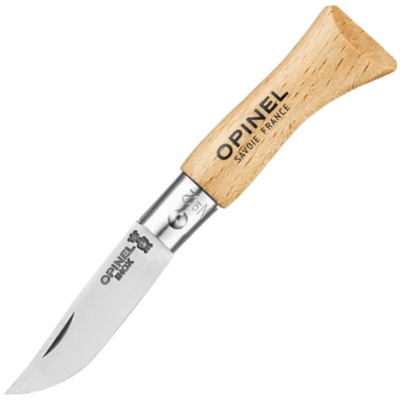 OPINEL 001070 VRI N°02 Inox vreckový nôž 3,5 cm, bukové drevo