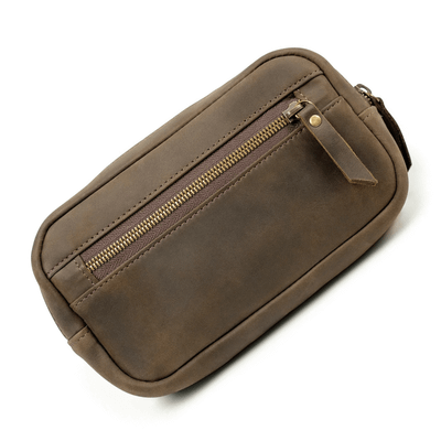 LC_Quest_Chocolate Beavercraft Quest – Leather Waist Bag Fanny Pack Bum Bag for Men and Women