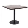 vidaXL Bistro stolík tmavohnedý 80x80 cm MDF