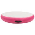 vidaXL Nafukovací gymnastický matrac s pumpou 100x100x10 cm PVC ružový