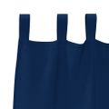 vidaXL Záclony na zatemnenie s krúžkami 2 ks Tmavomodrá 175 x 140 cm