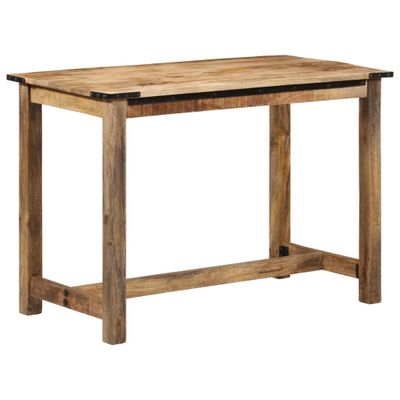 vidaXL Jedálenský stôl 110x55x75 cm masívne mangovníkové drevo