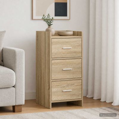 vidaXL Servírovacia skriňa Dub sonoma 40 x 36 x 80 cm Kompozitné drevo
