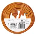 Predlžovací kábel EMOS P01130 spojka 30m / 1 zásuvka / oranžový / PVC / 230 V / 1,5 mm2
