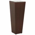 vidaXL Vonkajšia súprava 3 ks 30 x 30 x 80 cm Kov