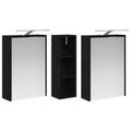 vidaXL Set kabinetov do kúpeľne 3 ks 106 x 16 x 62,5 cm